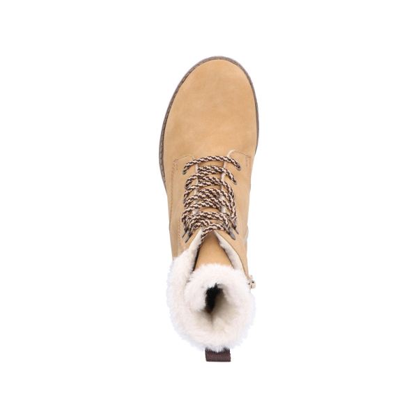 Rieker Synthetic Material Women's short boots| 78503 Ankle Boots - Beige | Free Delivery