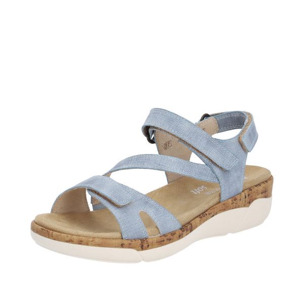 Remonte Women's sandals | Style R6850 Casual Sandal - Blue | Free Delivery