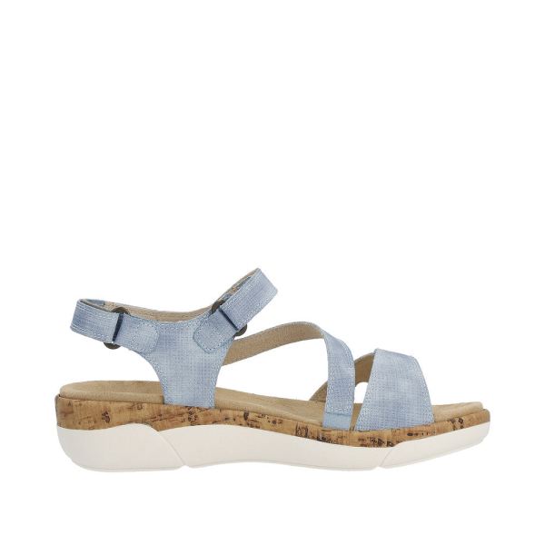 Remonte Women's sandals | Style R6850 Casual Sandal - Blue | Free Delivery