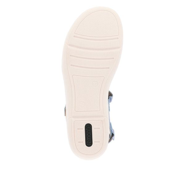 Remonte Women's sandals | Style R6850 Casual Sandal - Blue | Free Delivery