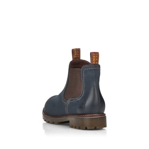 Remonte Suede Leather Women's mid height boots| D8472-45 Mid-height Boots - Blue Combination | Free Delivery
