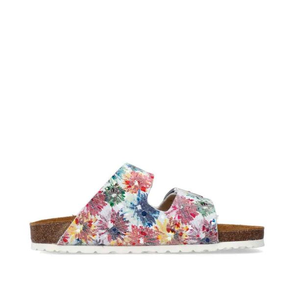 Rieker Women's sandals | Style V8083 Casual Mule - Multi | Free Delivery