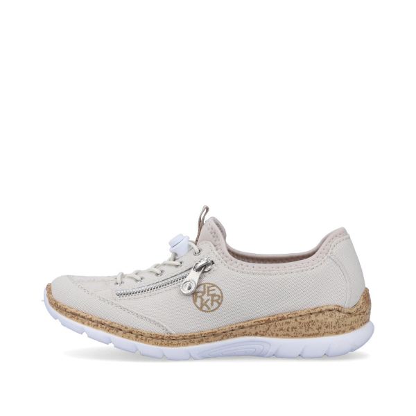 Rieker Women's shoes | Style N4263 Athletic Slip-on - White | Free Delivery