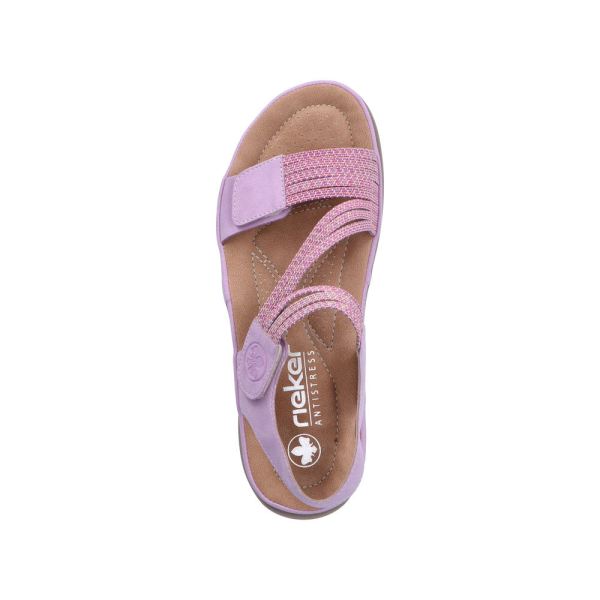Rieker Women's sandals | Style 64870 Athletic Sandal - Pink | Free Delivery