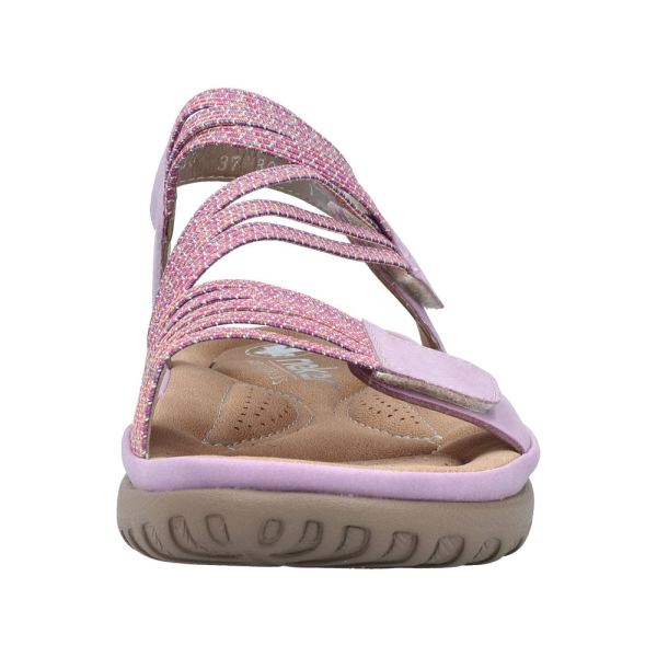 Rieker Women's sandals | Style 64870 Athletic Sandal - Pink | Free Delivery
