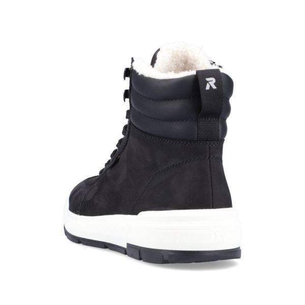 Rieker EVOLUTION Suede leather Men's boots| U0071 Ankle Boots - Black | Free Delivery