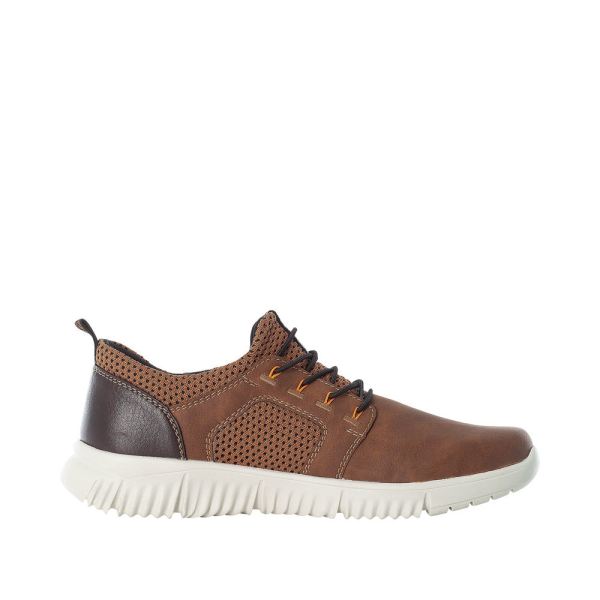 Rieker Men's shoes | Style B7588 Athletic Slip-on - Brown | Free Delivery