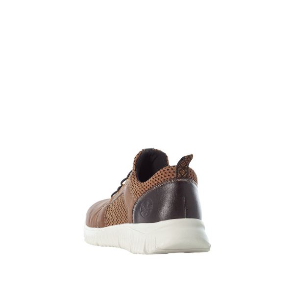 Rieker Men's shoes | Style B7588 Athletic Slip-on - Brown | Free Delivery