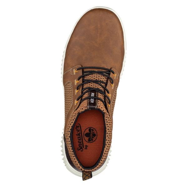 Rieker Men's shoes | Style B7588 Athletic Slip-on - Brown | Free Delivery