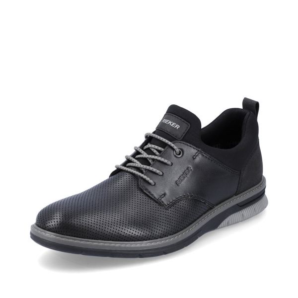 Rieker Men's shoes | Style 14450 Dress Slip-on - Black | Free Delivery