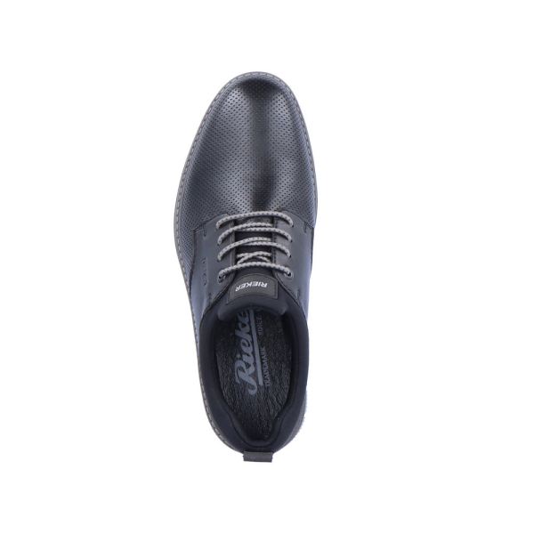 Rieker Men's shoes | Style 14450 Dress Slip-on - Black | Free Delivery