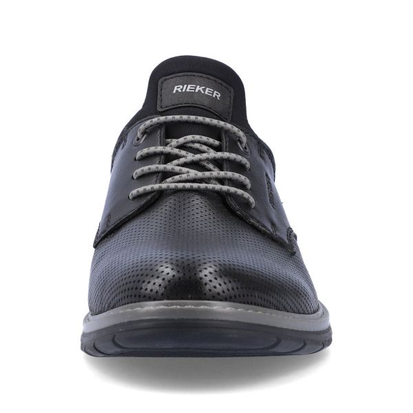 Rieker Men's shoes | Style 14450 Dress Slip-on - Black | Free Delivery