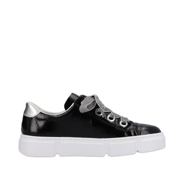 Rieker Women's shoes | Style N59A2 Athletic Lace-up - Black | Free Delivery
