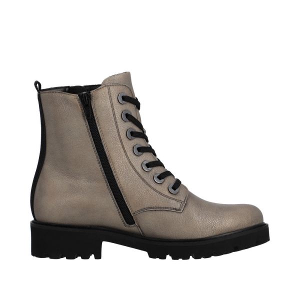 Remonte Leather Women's mid height boots| D8671 Mid-height Boots - Metallic | Free Delivery