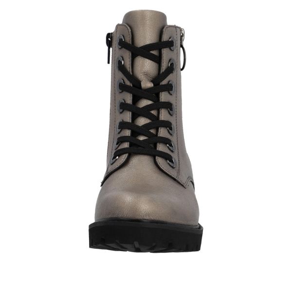 Remonte Leather Women's mid height boots| D8671 Mid-height Boots - Metallic | Free Delivery