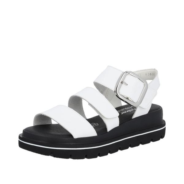 Rieker EVOLUTION Women's sandals | Style W1650 Casual Sandal - White | Free Delivery