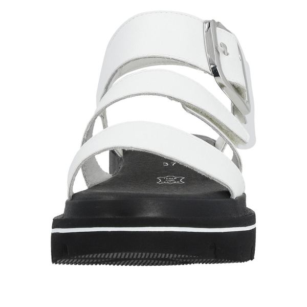 Rieker EVOLUTION Women's sandals | Style W1650 Casual Sandal - White | Free Delivery