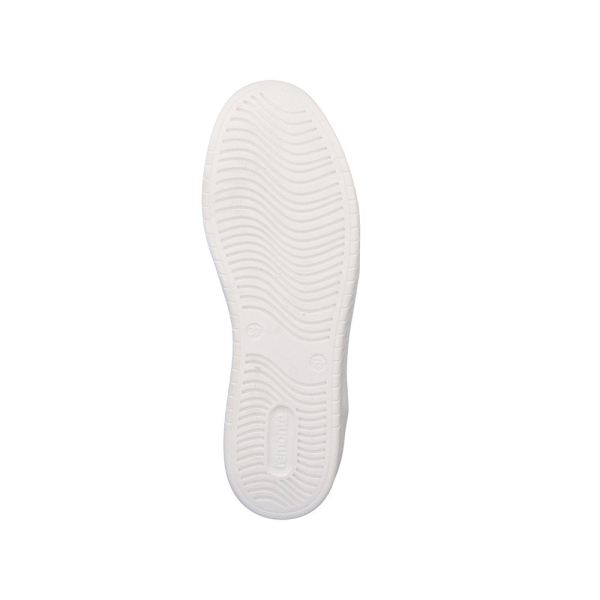 Remonte Women's shoes | Style D0J01 Athletic Lace-up with zip - White / Green | Free Delivery