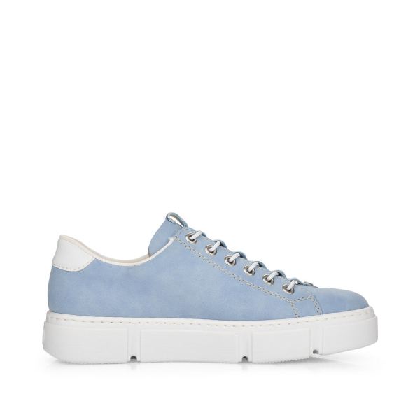 Rieker Women's shoes | Style N5952 Athletic Zipper - Blue | Free Delivery