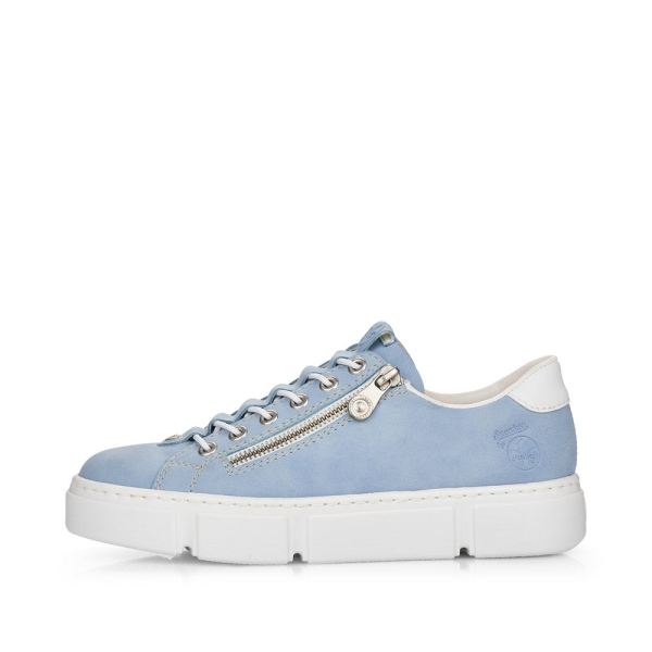 Rieker Women's shoes | Style N5952 Athletic Zipper - Blue | Free Delivery