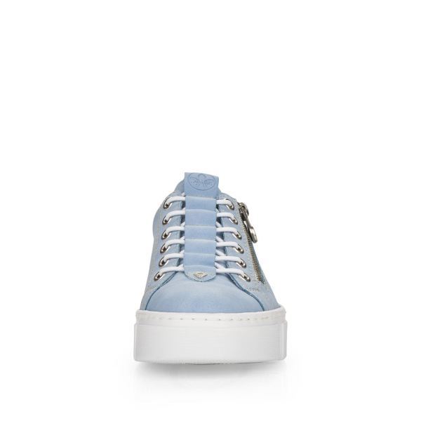 Rieker Women's shoes | Style N5952 Athletic Zipper - Blue | Free Delivery