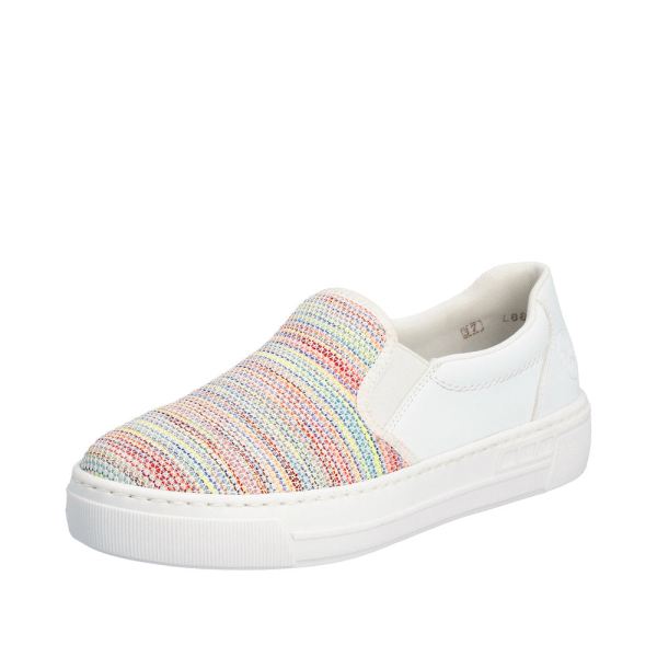 Rieker Women's shoes | Style L8854 Casual Slip-on - Multi | Free Delivery