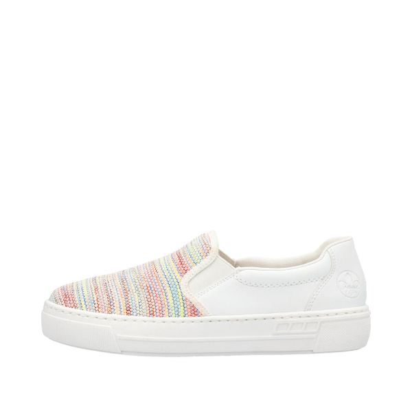 Rieker Women's shoes | Style L8854 Casual Slip-on - Multi | Free Delivery