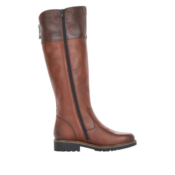 Remonte Leather Women's' Tall Boots| R6581 Tall Boots - Brown | Free Delivery