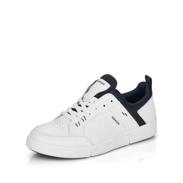 Rieker Men's shoes | Style B7110 Athletic Lace-up - White Combination | Free Delivery