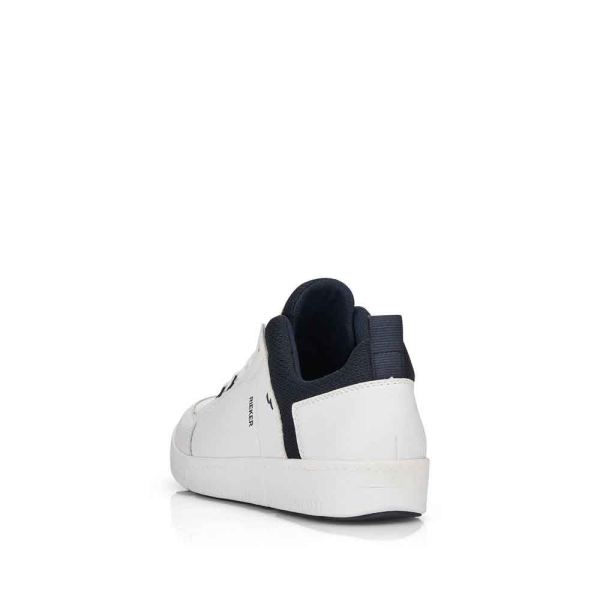 Rieker Men's shoes | Style B7110 Athletic Lace-up - White Combination | Free Delivery