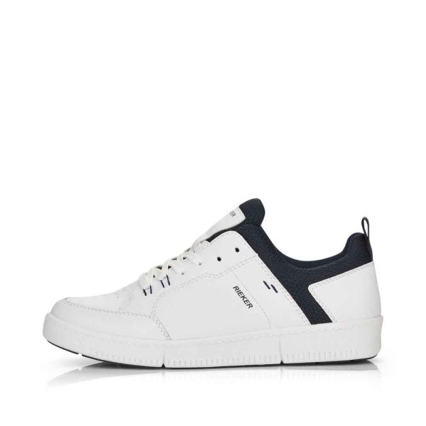 Rieker Men's shoes | Style B7110 Athletic Lace-up - White Combination | Free Delivery