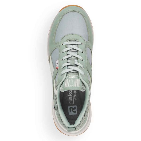 Rieker EVOLUTION Women's shoes | Style 42502 Athletic Lace-up - Green | Free Delivery
