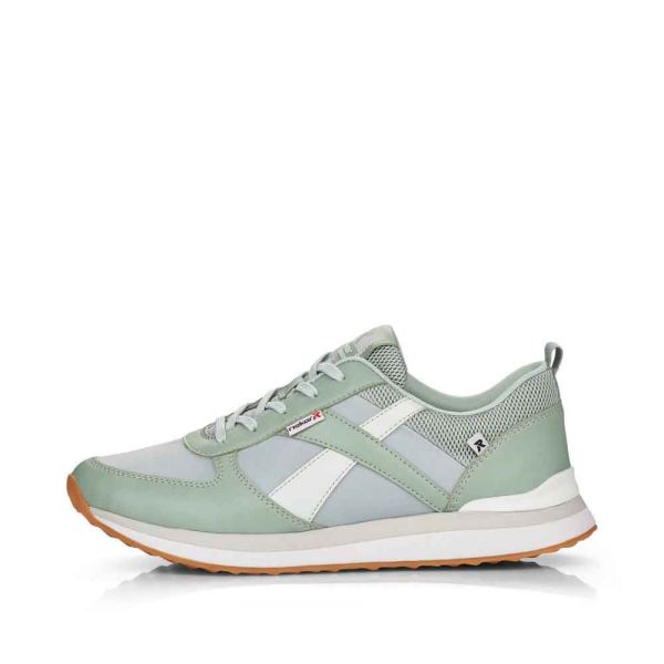 Rieker EVOLUTION Women's shoes | Style 42502 Athletic Lace-up - Green | Free Delivery