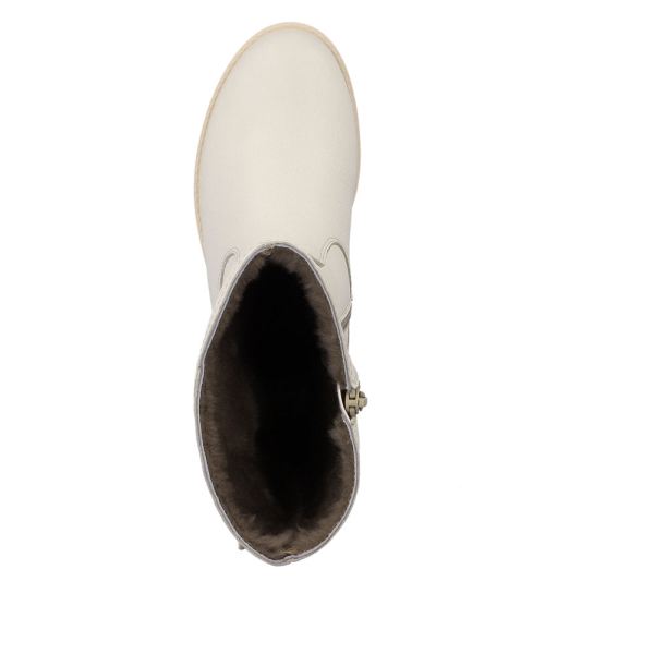 Remonte Leather Women's Mid Height Boots| D0W76 Mid-height Boots - White | Free Delivery