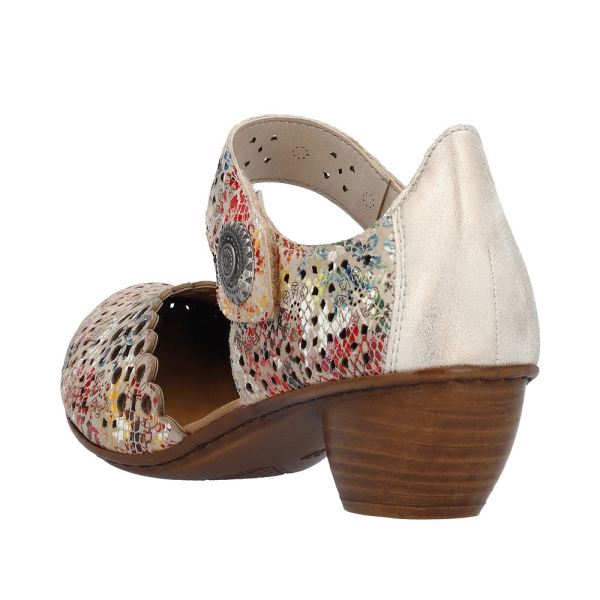 Rieker Women's shoes | Style 43753 Dress Open Shank - Multi | Free Delivery