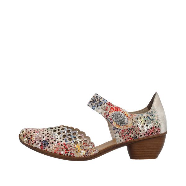 Rieker Women's shoes | Style 43753 Dress Open Shank - Multi | Free Delivery