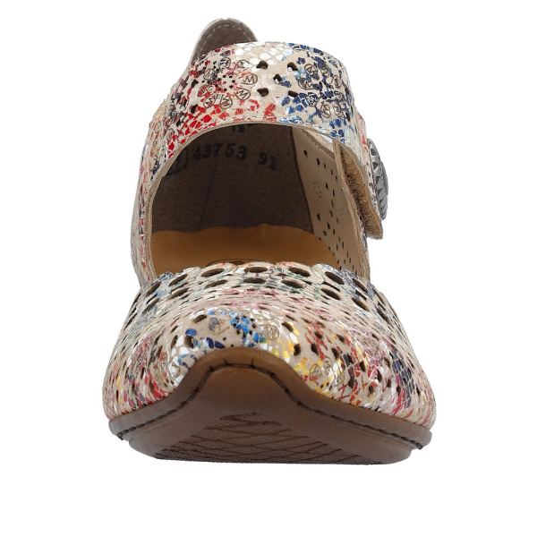Rieker Women's shoes | Style 43753 Dress Open Shank - Multi | Free Delivery