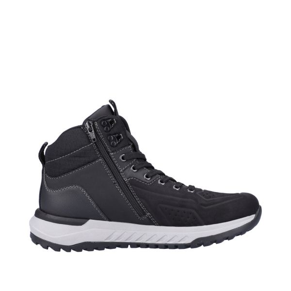 Rieker EVOLUTION Synthetic leather Men's boots| U0161 Ankle Boots - Black | Free Delivery