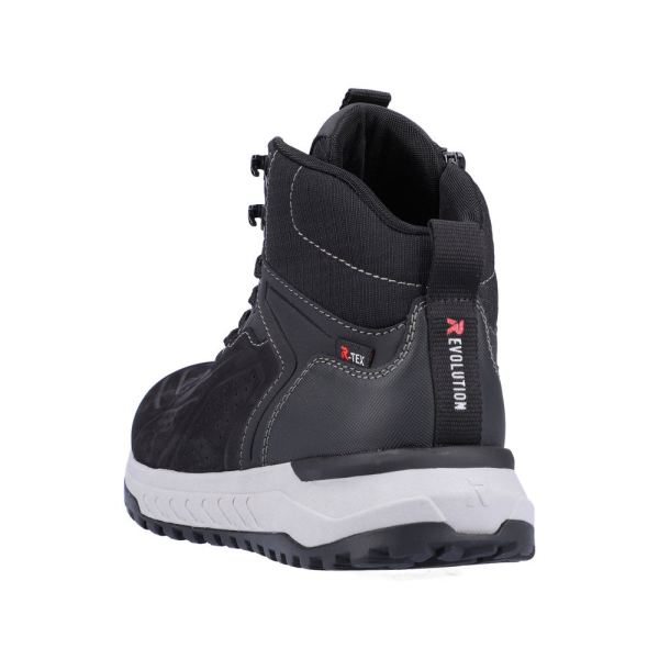 Rieker EVOLUTION Synthetic leather Men's boots| U0161 Ankle Boots - Black | Free Delivery