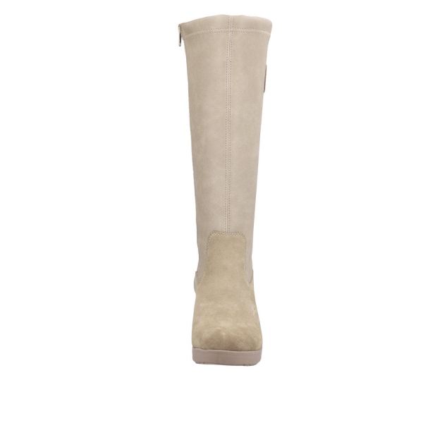 Rieker Synthetic Material Women's' Tall Boots| Y2255 Tall Boots - Beige | Free Delivery