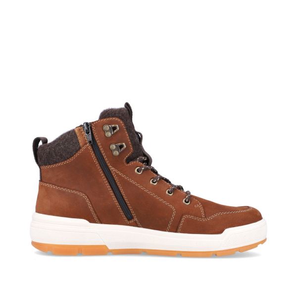 Rieker EVOLUTION Suede leather Men's boots| U0070 Ankle Boots - Brown | Free Delivery