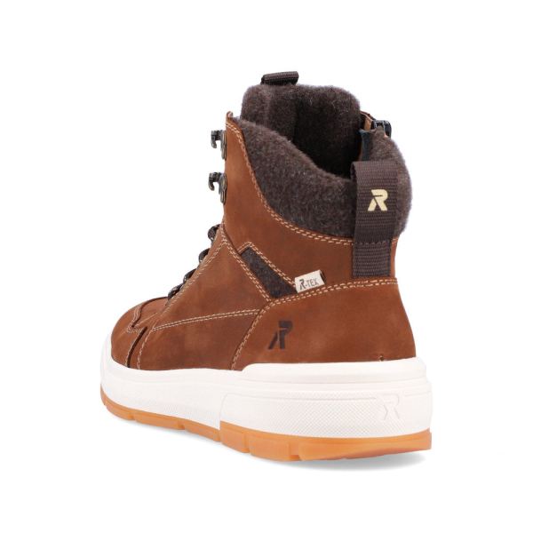 Rieker EVOLUTION Suede leather Men's boots| U0070 Ankle Boots - Brown | Free Delivery