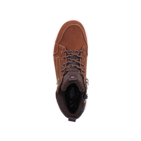 Rieker EVOLUTION Suede leather Men's boots| U0070 Ankle Boots - Brown | Free Delivery
