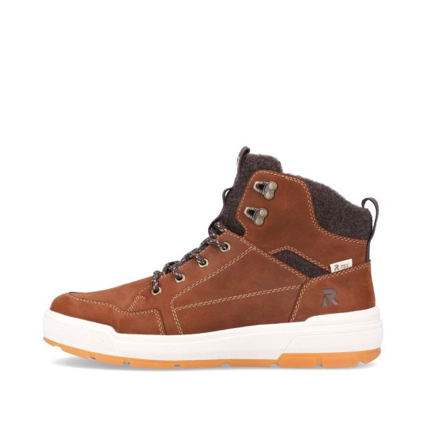 Rieker EVOLUTION Suede leather Men's boots| U0070 Ankle Boots - Brown | Free Delivery