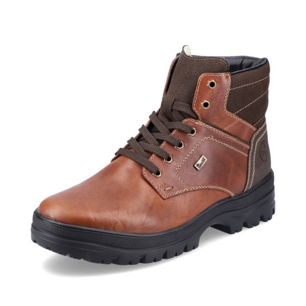 Rieker Leather Men's Boots| F5423-00 Ankle BootsFlip Grip - Brown | Free Delivery