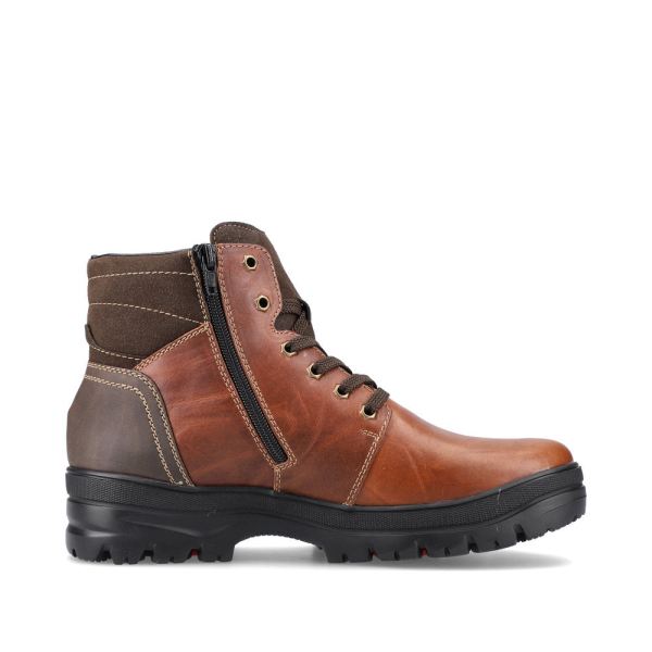 Rieker Leather Men's Boots| F5423-00 Ankle BootsFlip Grip - Brown | Free Delivery