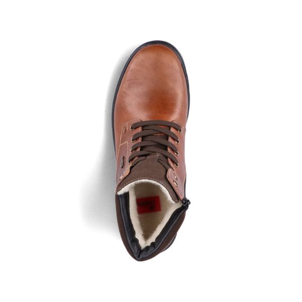 Rieker Leather Men's Boots| F5423-00 Ankle BootsFlip Grip - Brown | Free Delivery