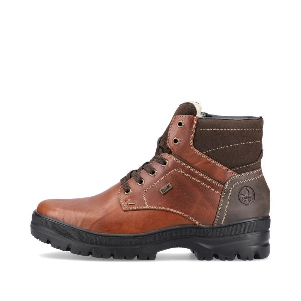 Rieker Leather Men's Boots| F5423-00 Ankle BootsFlip Grip - Brown | Free Delivery
