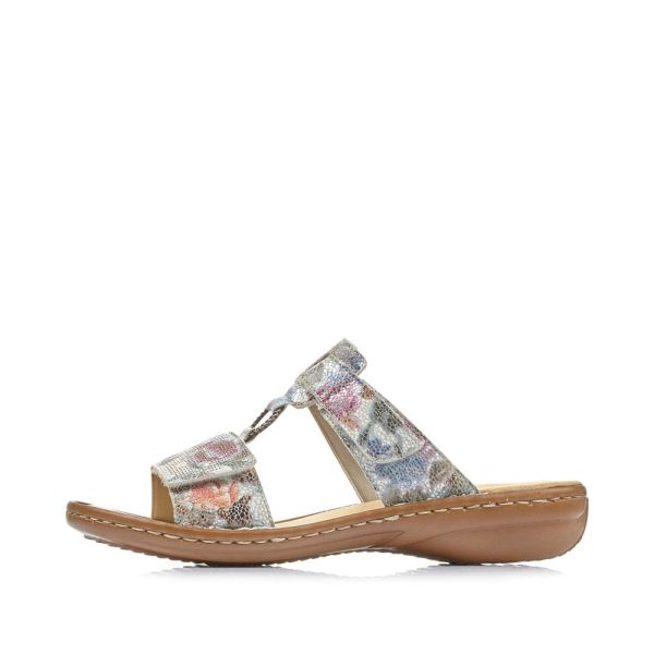 Rieker Women's sandals | Style 60885 Casual Mule - Multi | Free Delivery