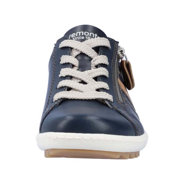 Remonte Women's shoes | Style R1432 Casual Lace-up with zip - Yellow Combination | Free Delivery